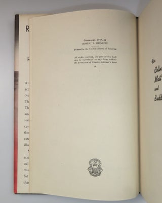 Rocket Ship Galileo, including a tipped on sheet signed by the author