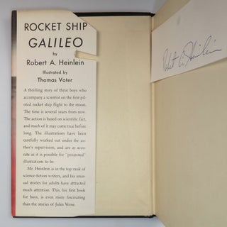 Rocket Ship Galileo, including a tipped on sheet signed by the author
