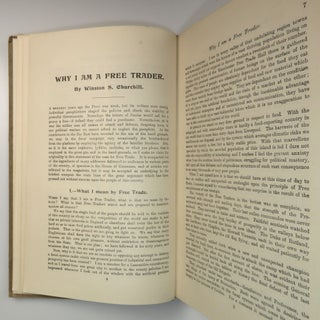 Coming Men on Coming Questions, including "Winston Churchill, Past, Present, and Future." by William T. Stead and "Why I Am A Free Trader." by Winston S. Churchill
