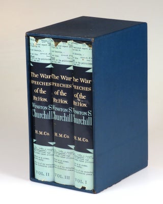 Item #007670 The War Speeches of the Rt. Hon. Winston S. Churchill, the exceptionally scarce U.S....