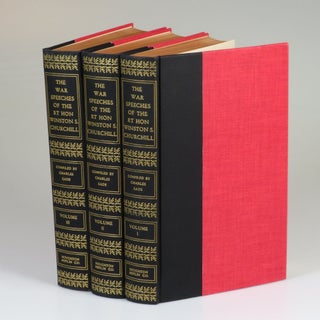 The War Speeches of the Rt. Hon. Winston S. Churchill, the exceptionally scarce U.S. issue of the three-volume "definitive" edition published during Churchill's second and final premiership
