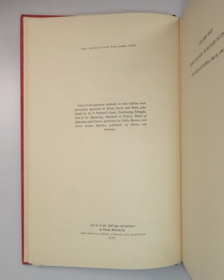 The War Speeches of the Rt. Hon. Winston S. Churchill, the exceptionally scarce U.S. issue of the three-volume "definitive" edition published during Churchill's second and final premiership