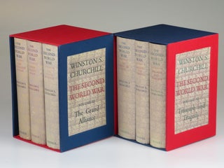 Item #007671 The Second World War, full set of six British first editions. Winston S. Churchill