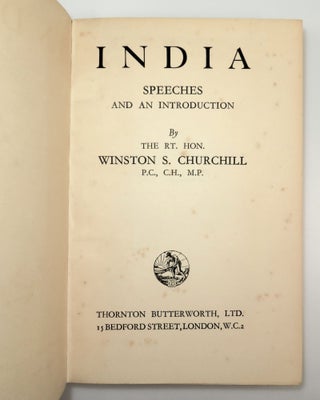 India, the scarce hardcover issue in the extravagantly rare dust jacket