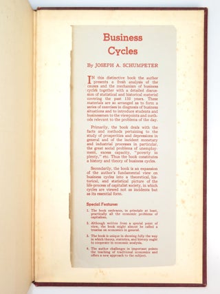 Business Cycles: A Theoretical, Historical, and Statistical Analysis of the Capitalist Process