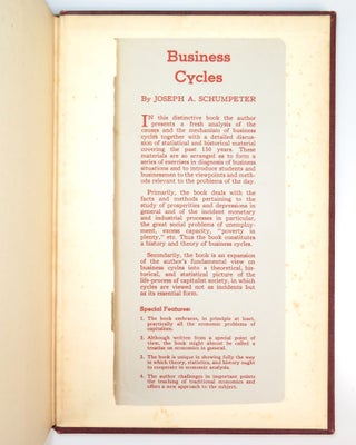Business Cycles: A Theoretical, Historical, and Statistical Analysis of the Capitalist Process
