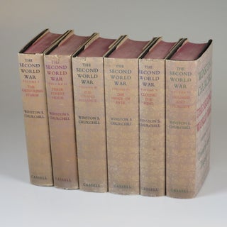 Item #007685 The Second World War, full set of six British first editions. Winston S. Churchill