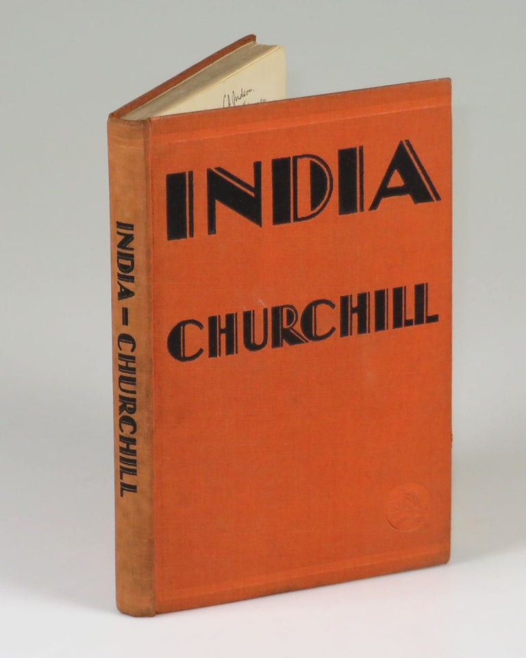 Item #007703 India. Winston S. Churchill.