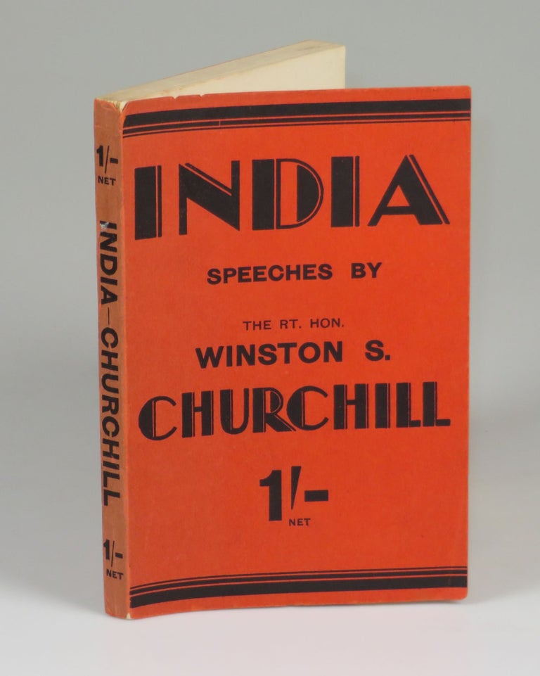 Item #007743 India. Winston S. Churchill.