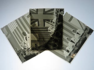 Three original photograph negatives and an elaborate program, comprising a small archive from the 15 March 1946 dinner held by the City of New York at the Waldorf Astoria Hotel in honor of Winston S. Churchill, during which he spoke, staunchly defending the content of his inflammatory “Iron Curtain” speech delivered ten days earlier