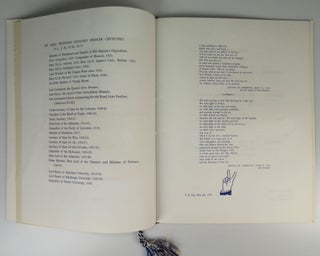Three original photograph negatives and an elaborate program, comprising a small archive from the 15 March 1946 dinner held by the City of New York at the Waldorf Astoria Hotel in honor of Winston S. Churchill, during which he spoke, staunchly defending the content of his inflammatory “Iron Curtain” speech delivered ten days earlier
