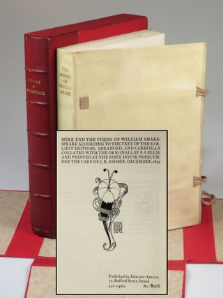 Item #007802 The Poems of William Shakespeare. William Shakespeare
