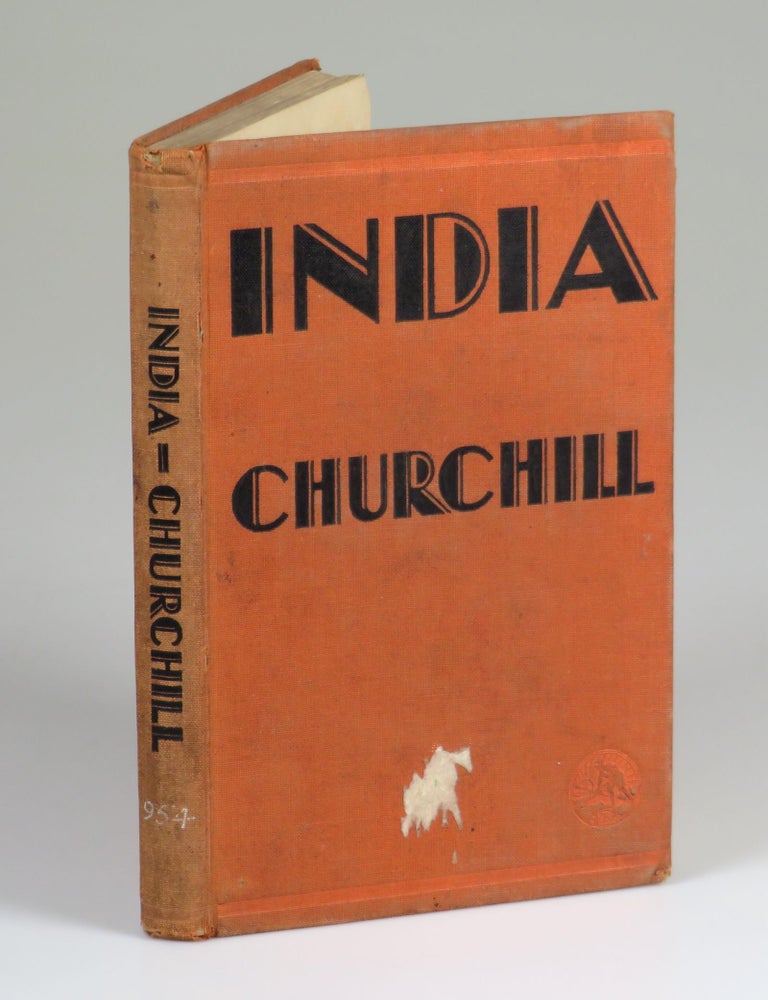 Item #007844 India. Winston S. Churchill.