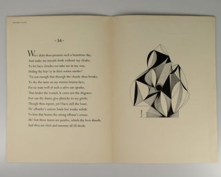 The Sonnets, a presentation copy of the finely bound, illustrated, limited, and numbered edition signed by the poet Robert Graves, the illustrator Clarke Hutton, and the book designer Edward Burrett, accompanied by the original publisher's prospectus and order form, and with a lengthy gift inscription from Edward Burrett and his wife
