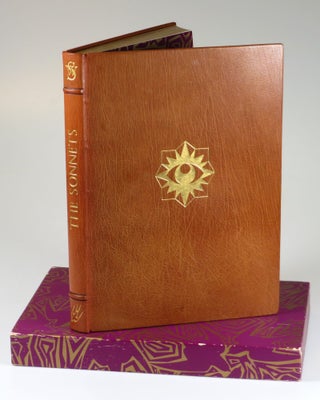 The Sonnets, a presentation copy of the finely bound, illustrated, limited, and numbered edition signed by the poet Robert Graves, the illustrator Clarke Hutton, and the book designer Edward Burrett, accompanied by the original publisher's prospectus and order form, and with a lengthy gift inscription from Edward Burrett and his wife