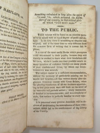 The History of the American Revolution; in Scripture Style. To Which is Added, The Declaration of Independence, the Constitution of the United States of America, and the Interesting Farewell Address of General Washington