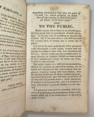 The History of the American Revolution; in Scripture Style. To Which is Added, The Declaration of Independence, the Constitution of the United States of America, and the Interesting Farewell Address of General Washington