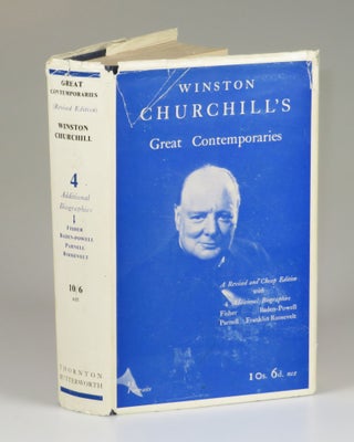 Item #007876 Great Contemporaries. Winston S. Churchill