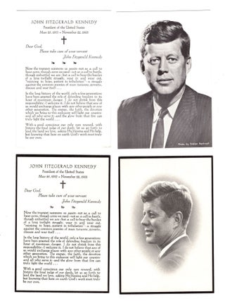 A small archive of ephemera from the 25 November 1963 state funeral of President John F. Kennedy at St. Matthew's Cathedral in Washington, D.C.