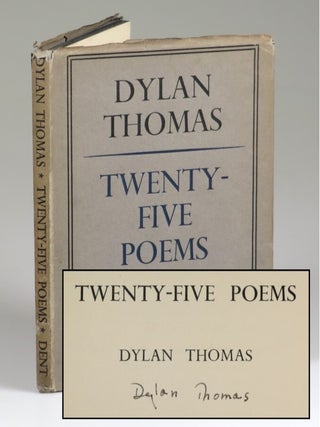Item #007879 Twenty-Five Poems, signed by the author. Dylan Thomas