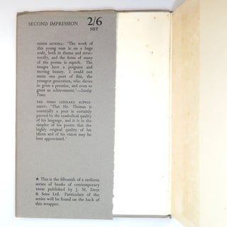 Twenty-Five Poems, signed by the author