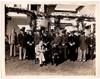 Item #007911 An original Second World War Official U.S. Navy photograph of U.S. President...