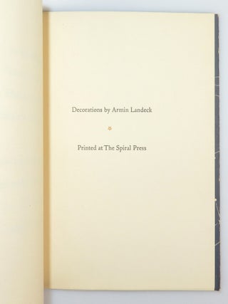 On Making Certain Anything Has Happened - a typed, signed, pre-publication issue of this poem, as well as its first publication in Frost's 1945 Christmas Card