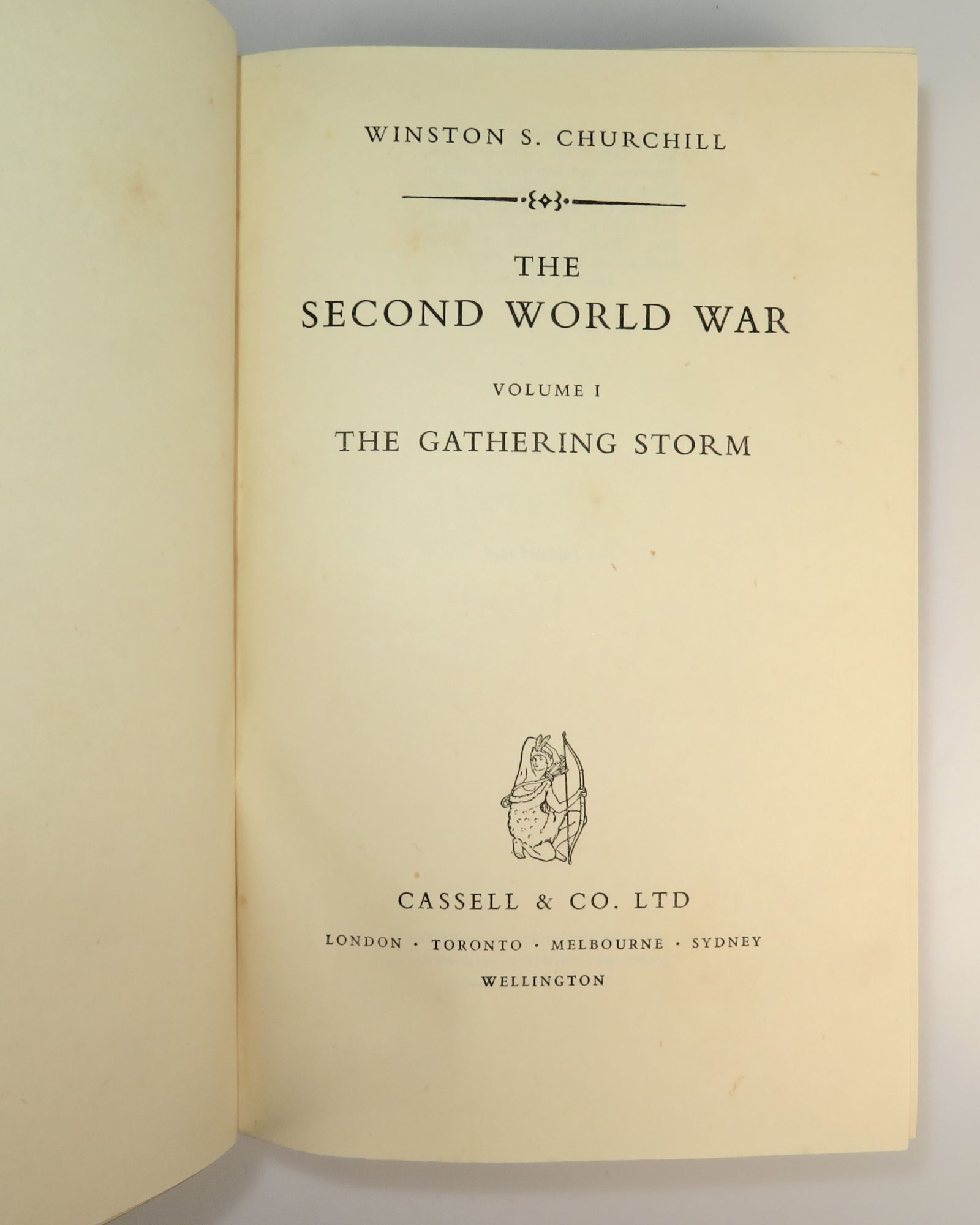 The Second World War, full set of six British first editions