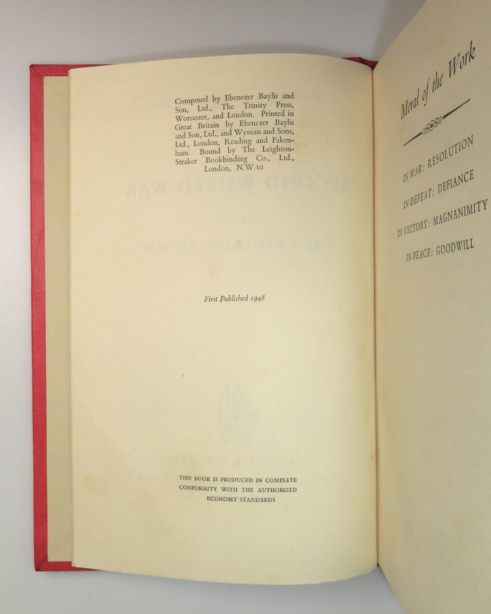 The Second World War, full set of six British first editions