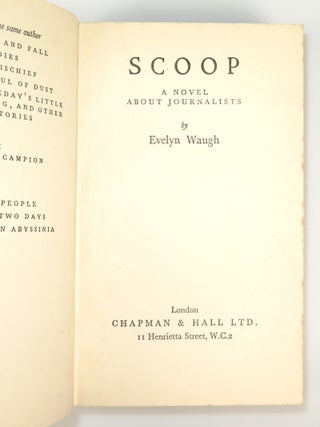 Scoop: A Novel About Journalists