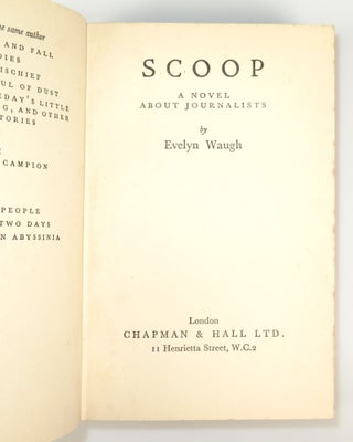 Scoop: A Novel About Journalists