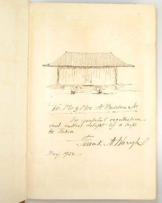 Collected Poems of Robert Frost, with a charming 1932 drawing and gift inscription from American landscape architect Frank A. Waugh