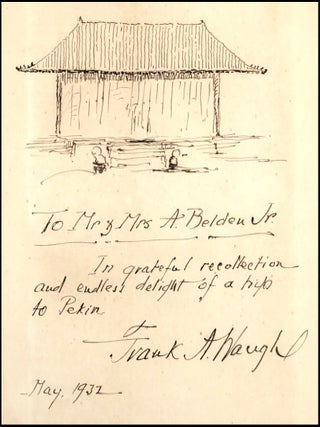 Collected Poems of Robert Frost, with a charming 1932 drawing and gift inscription from American landscape architect Frank A. Waugh