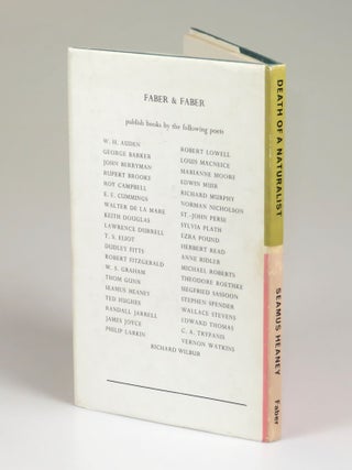 Death of a Naturalist, warmly inscribed by the author
