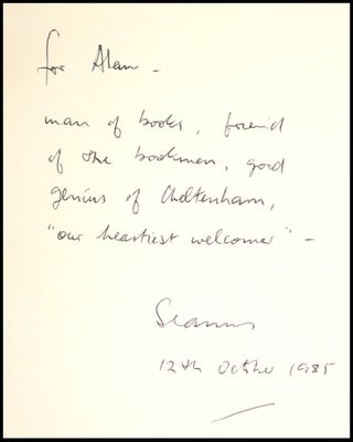 Death of a Naturalist, warmly inscribed by the author