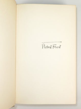 Collected Poems of Robert Frost, signed by Frost