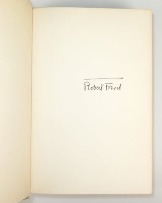 Collected Poems of Robert Frost, signed by Frost