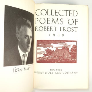 Collected Poems of Robert Frost, signed by Frost