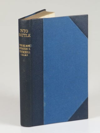 Item #008031 Into Battle, a scarce and interesting wartime publisher's fine binding variant....