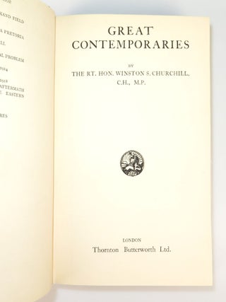 Great Contemporaries, finely bound