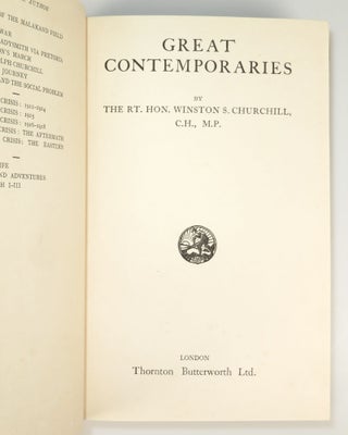 Great Contemporaries, finely bound