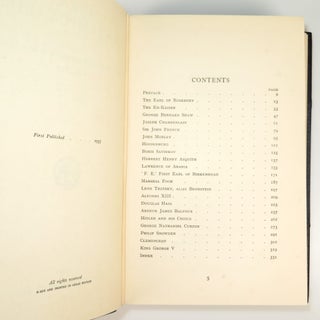 Great Contemporaries, finely bound