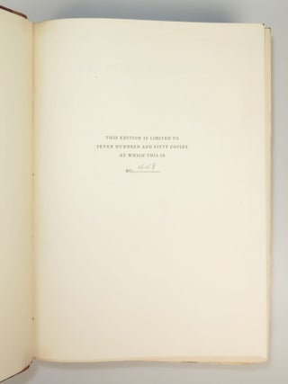 Seven Pillars of Wisdom, the U.S. publisher's quarter leather limited edition, copy #448 of 750, an unread copy with uncut signatures, retaining the publisher's dust jacket and slipcase