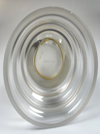 Frosted lead-crystal glass bust of Sir Winston S. Churchill, #4 of 250 produced for the 1974 Centenary of Churchill's birth