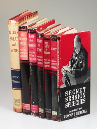 Item #008105 The War Speeches: a full set of seven Canadian first editions: Blood Sweat and...