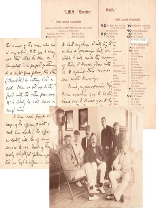 Item #008114 "Churchill is nothing but a cad." An 1899-1900 Boer War Archive of British author...