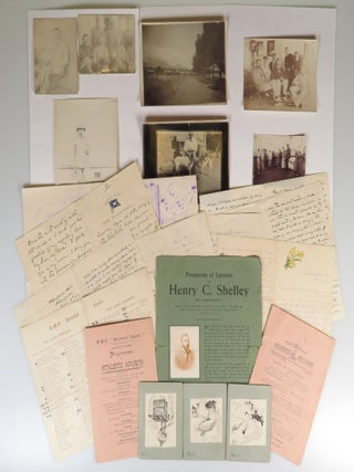 "Churchill is nothing but a cad." An 1899-1900 Boer War Archive of British author and war correspondent Henry C. Shelley, featuring Shelley's fellow war correspondent Winston S. Churchill in a photograph, in print, and in correspondence