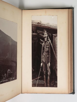 A contemporary photograph album of the Boer War (1899-1902) including 41 captioned images, among them one of the most striking early images of Winston S. Churchill dating from his time as an itinerant solder and war correspondent during the waning days of Queen Victoria's reign
