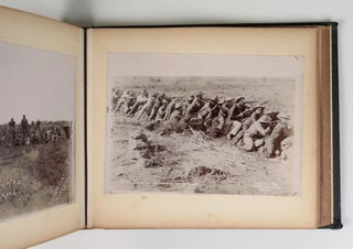 A contemporary photograph album of the Boer War (1899-1902) including 41 captioned images, among them one of the most striking early images of Winston S. Churchill dating from his time as an itinerant solder and war correspondent during the waning days of Queen Victoria's reign