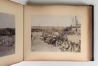 A contemporary photograph album of the Boer War (1899-1902) including 41 captioned images, among them one of the most striking early images of Winston S. Churchill dating from his time as an itinerant solder and war correspondent during the waning days of Queen Victoria's reign